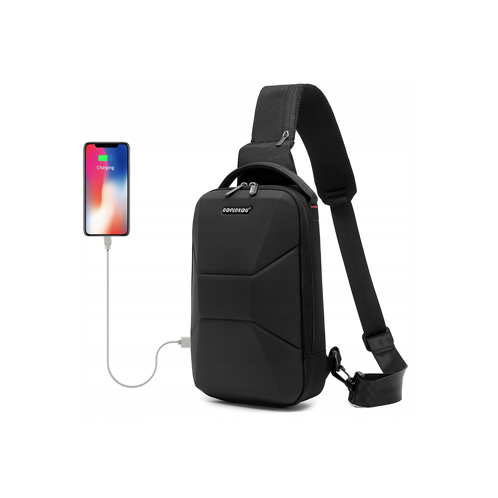 کیف تک بند مدل AOPINYOU Shoulder Backpack Shell USB AP-39