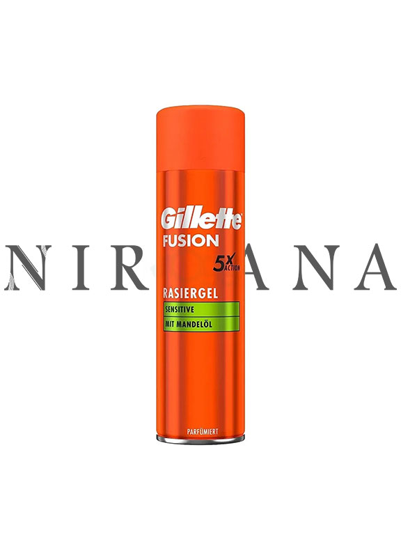ژل اصلاح ژیلت مدل فیوژن 5 ایکس اکشن Fusion 5x action Gillette