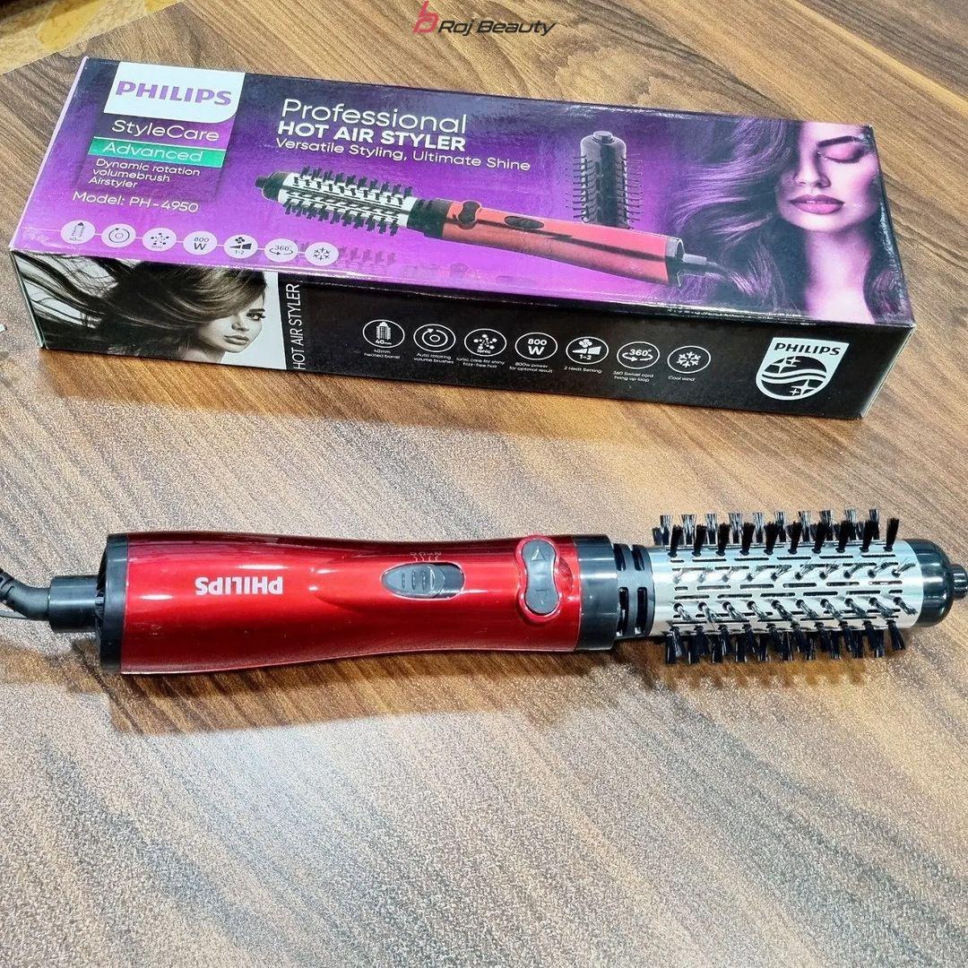 سشوار چرخشی فیلیپس مدل HP-4950 | برس حرارتی چرخشی 1200 وات