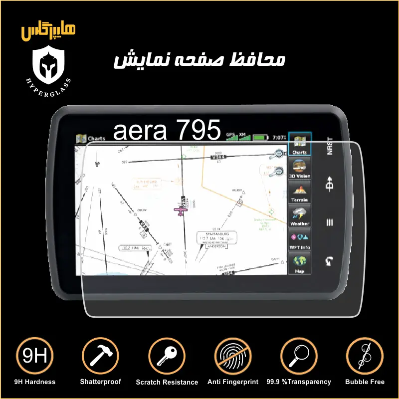 محافظ صفحه جی پی اس گارمین Garmin aera 795
