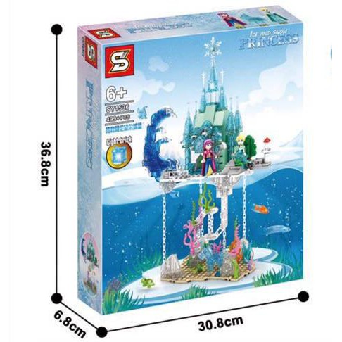 لگو قصر یخی فروزن مدل FROZEN کد SY1536