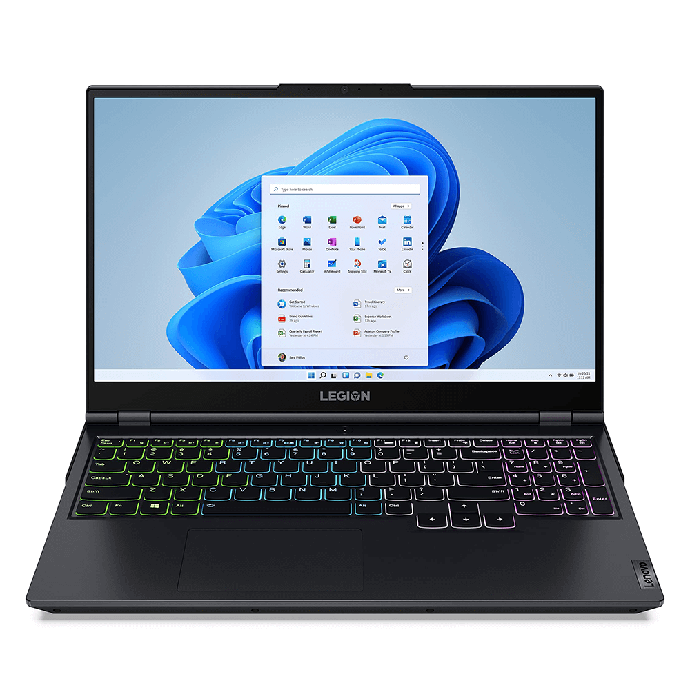 لپ تاپ لنوو 15 اینچی مدل Legion 5 15ITH6 پردازنده Core i5-11400H رم 16GB حافظه 1TB SSD گرافیک 4GB RTX 3050Ti