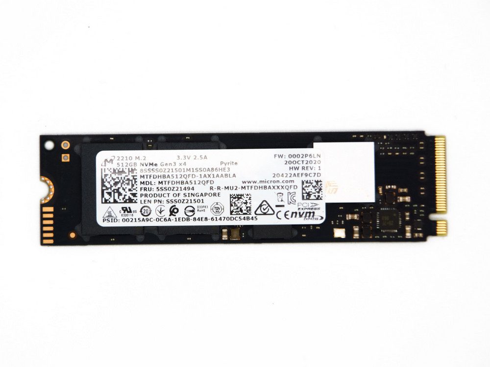 اس اس دی اینترنال میکرون M2 2280 NVMe مدل MTFDHBA512QFD ظرفیت 512 گیگابایت