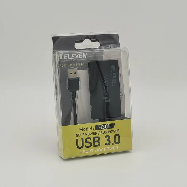 هاب 4 پورت ELEVEN USB 3.0 مدل H301 — تصویر ۴