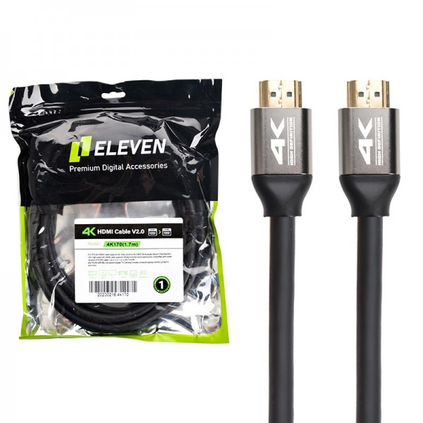 کابل ELEVEN HDMI مدل HD-4K170 طول 1.7 متر — تصویر ۸