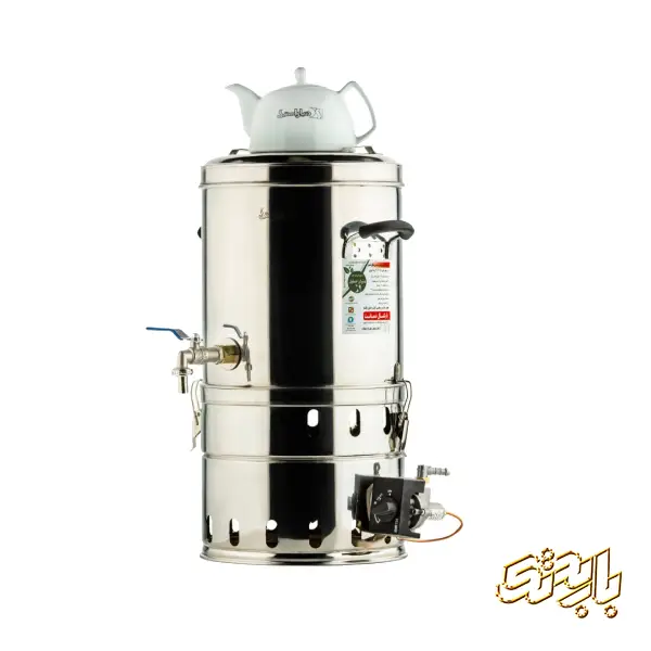 سماور گازی 15لیتری طرح ترموس با شیر سرامیکی 304 ضد زنگ ST-NOR