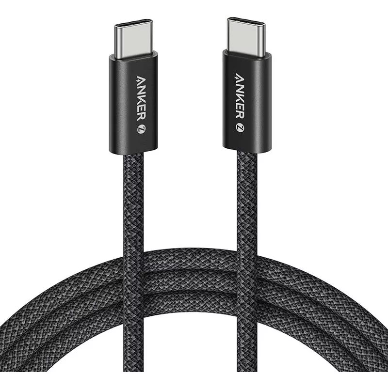 کابل شارژ انکر Anker Zolo USB-C to USB-C 180CM Cable Fast Charging 240W مدل A8060