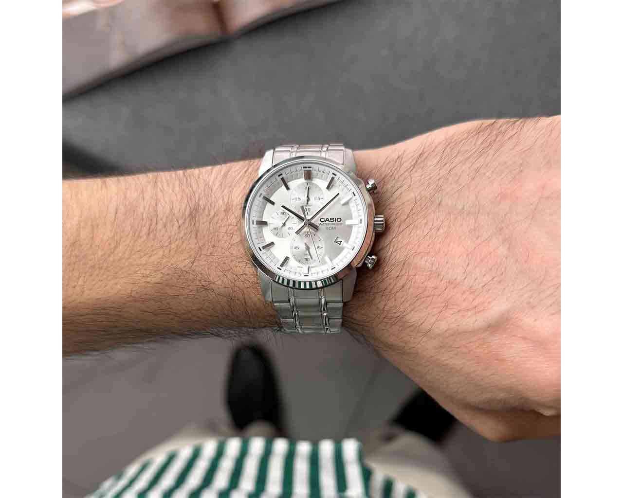 ساعت مچی کاسیو (Casio) مدل MTP-E510D-7AV — تصویر ۶