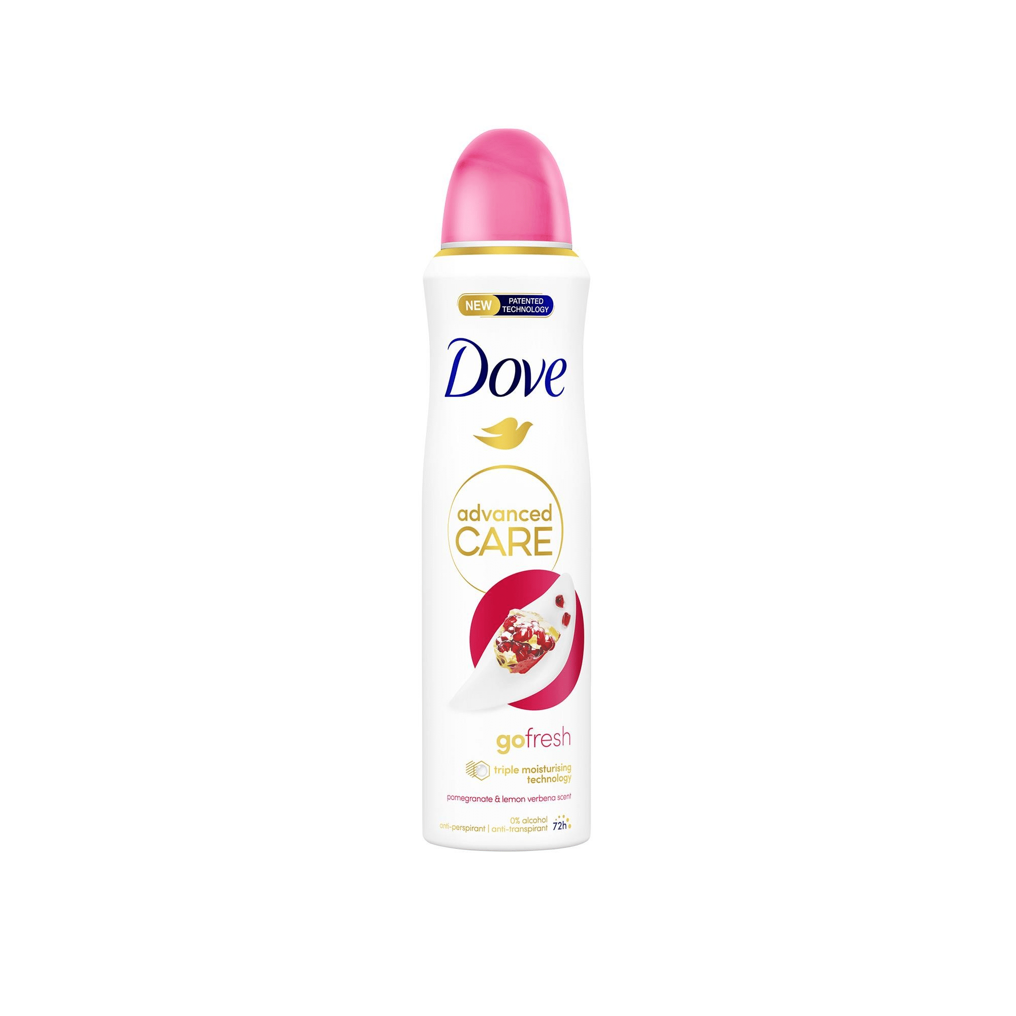 اسپری ضدتعریق زنانه داو مدل Go Fresh Pomegranate 250ml رایحه انار