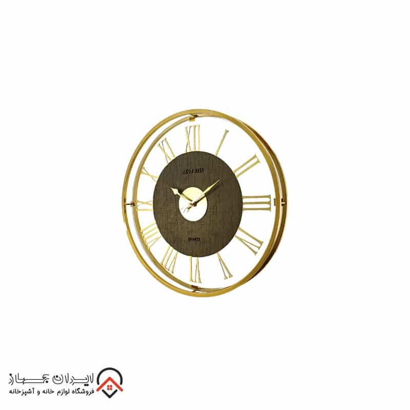 ساعت دیواری آرتمیس مدل 30220 گلد — تصویر ۳