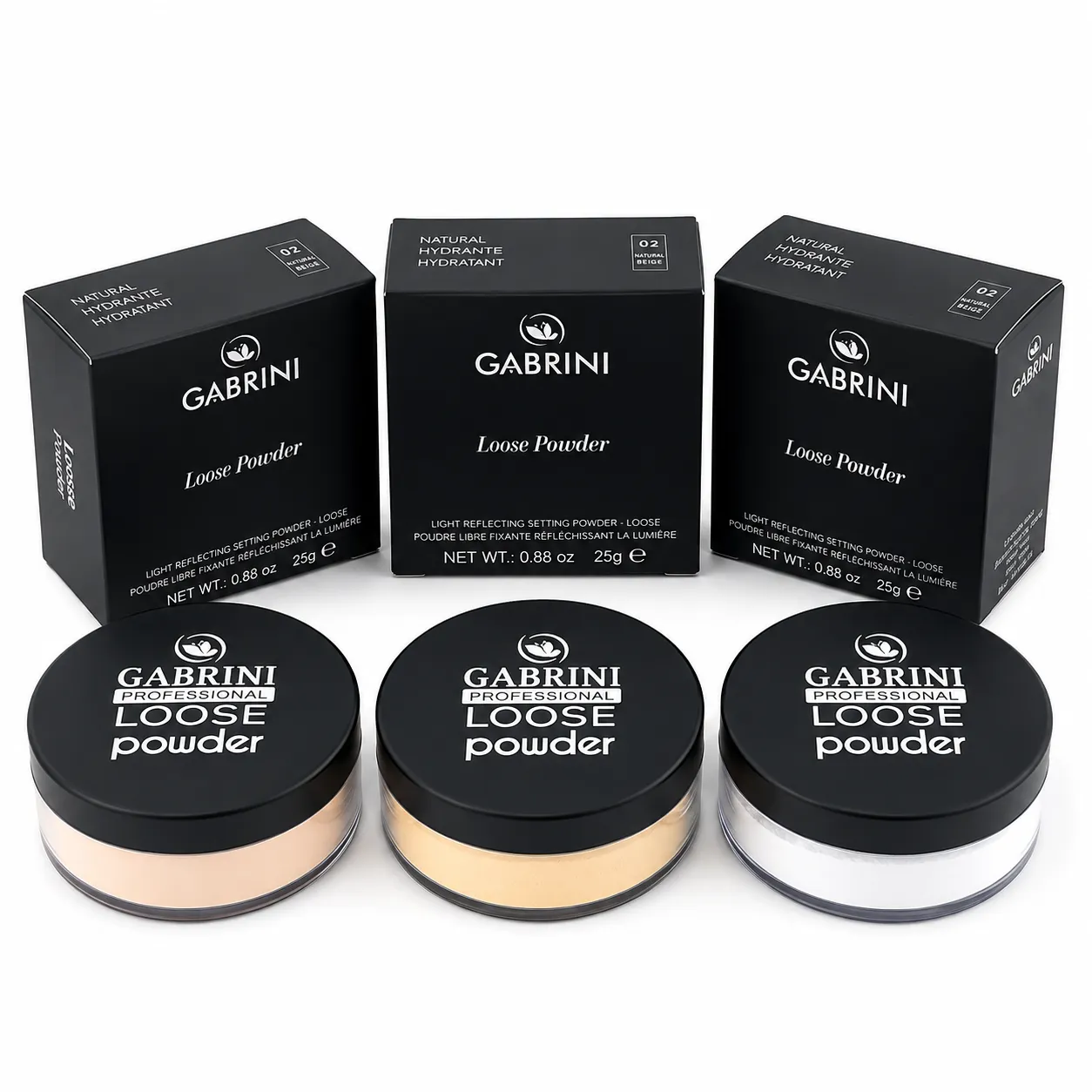 پودر فیکس برند GABRI؛ ۳ شماره طبیعی با جلوه مات کد 5360
