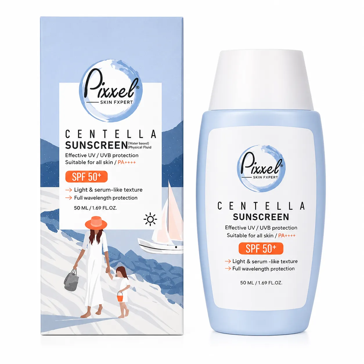 ضدآفتاب سنتلا SPF 50 پیکسل ۵۰ میل کد 6076 — تصویر ۲