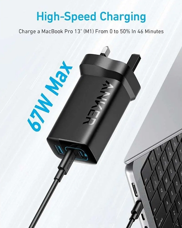 شارژر 67 وات انکر Anker Powerport 336 67W A2674 — تصویر ۵