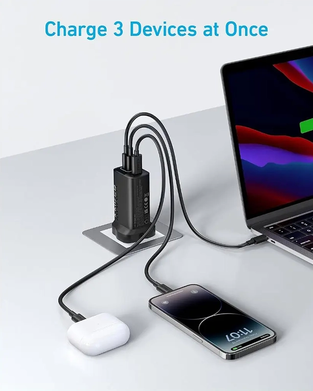 شارژر 67 وات انکر Anker Powerport 336 67W A2674 — تصویر ۴