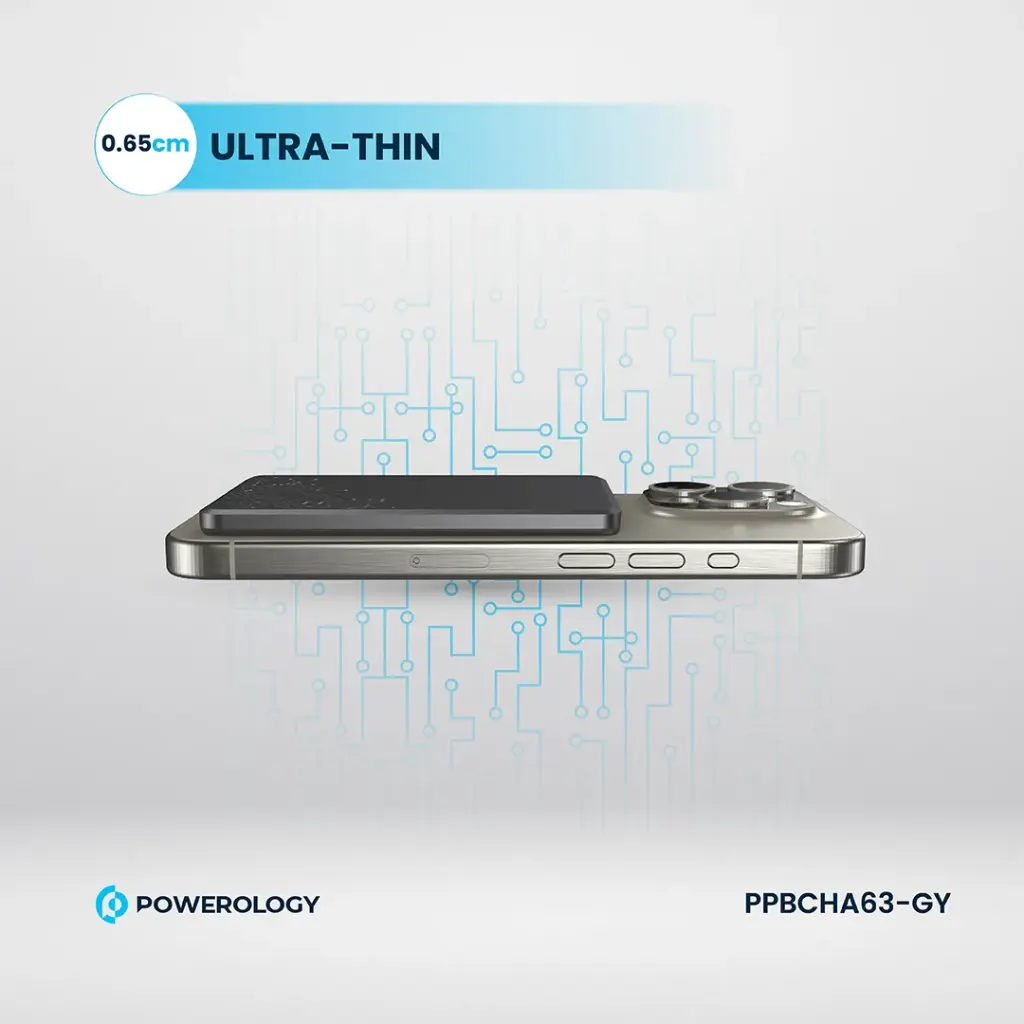 پاور بانک مگ سیف پاورولوژی 5000 mAh مدل Ultra-Thin — تصویر ۵