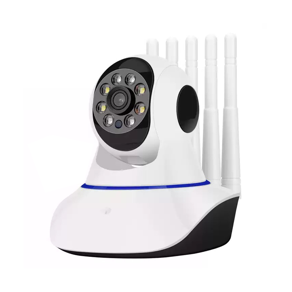 دوربین هوشمند چرخشی دید در شب رنگی 5 آنتن v380 مدل Q5SY-5 — تصویر ۳