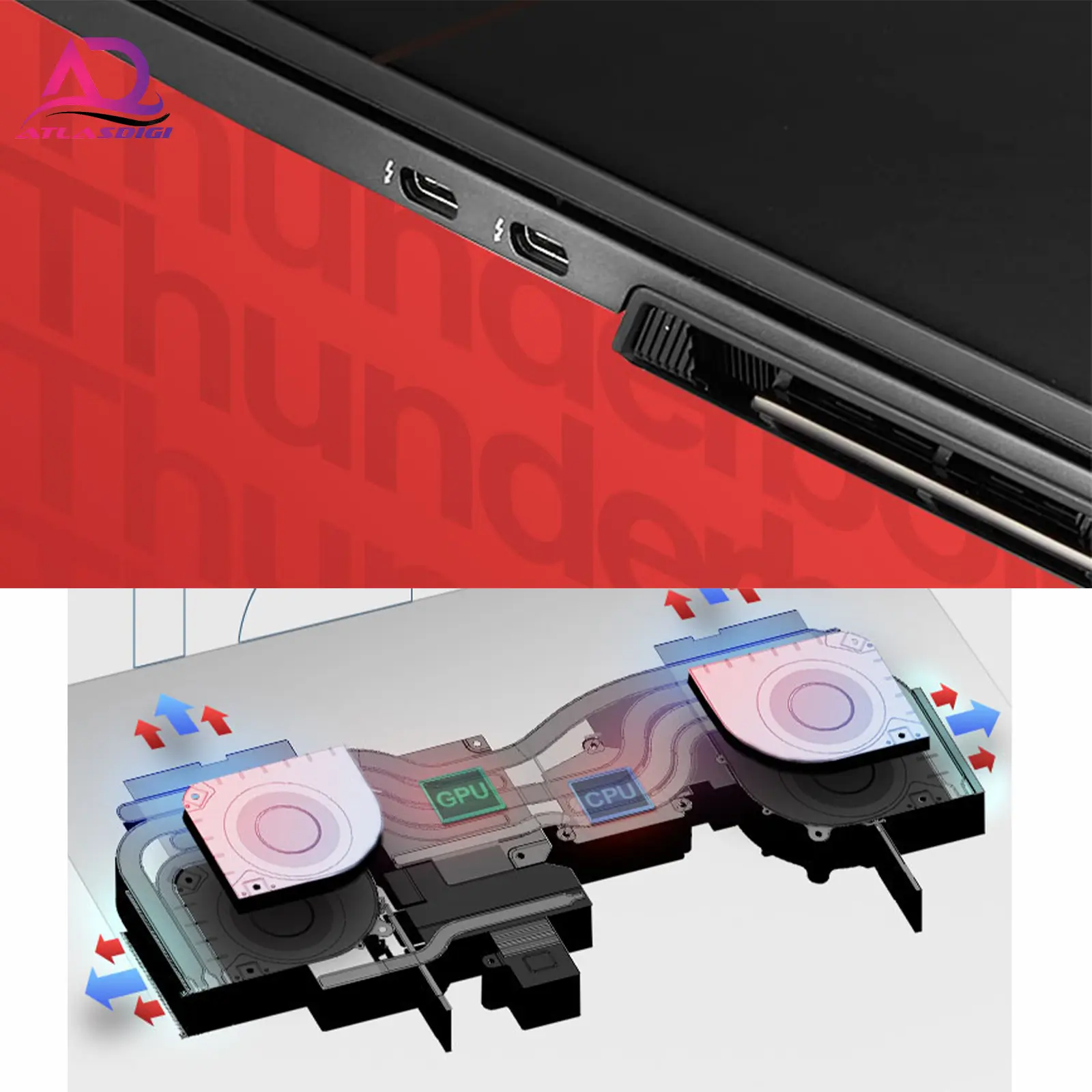 لپ تاپ گیمینگ terransforce مدل TERRANSFORCE X911 2023 i9-13900HX RTX4090 32GB 2TB 4K — تصویر ۳