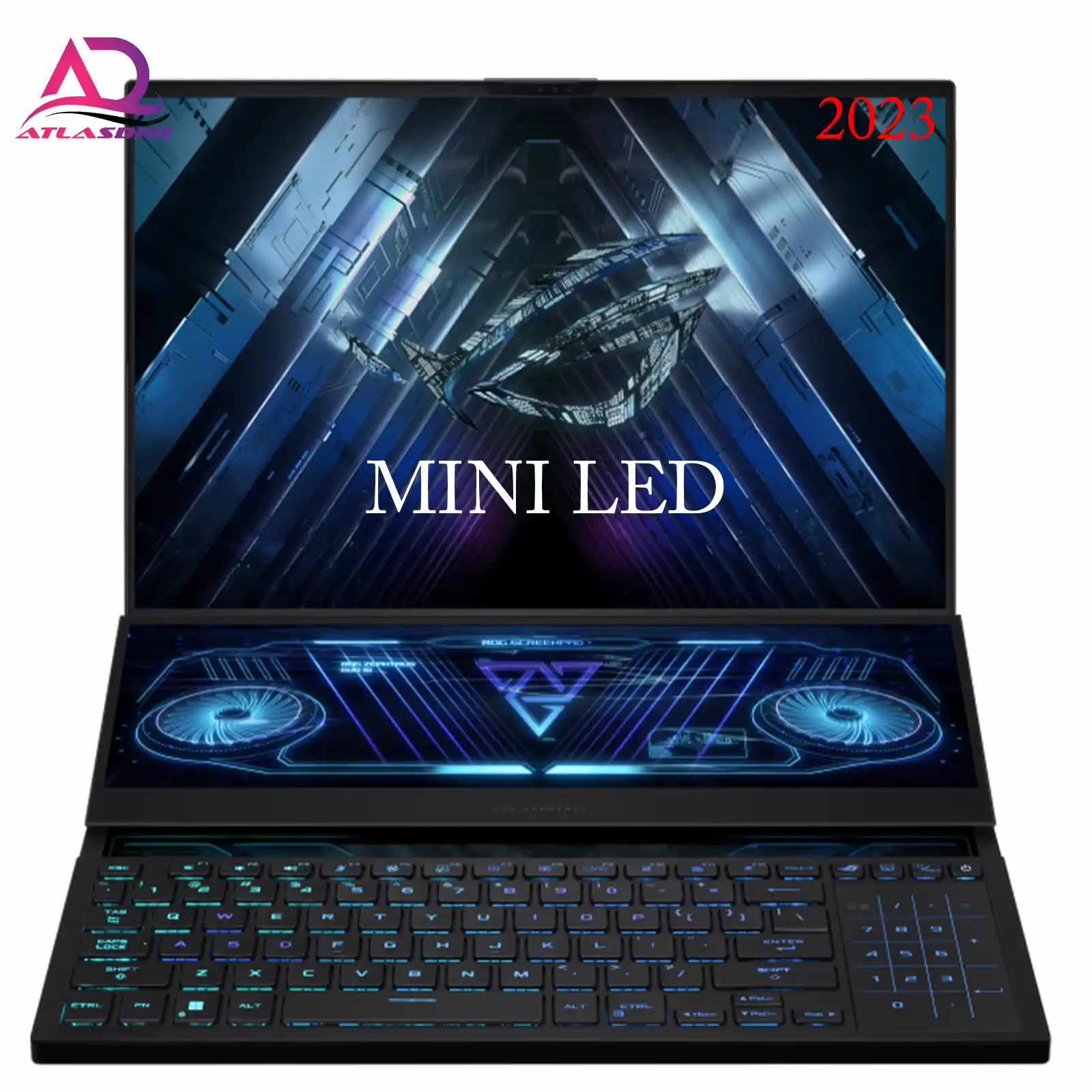 لپ تاپ گیمینگ ایسوس راگ ASUS ROG Zephyrus Duo 16 (2023) R9-7945HX 32GB 1TB RTX4080 Mini LED 240HZ