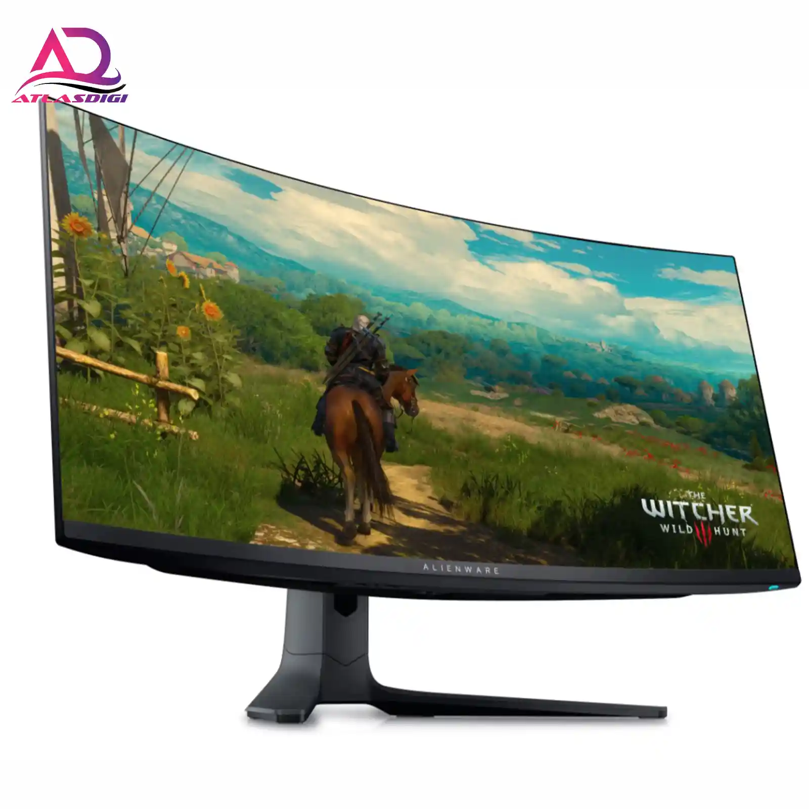 مانیتور گیمینگ خمیده 34 اینچ الین ویر مدل ALIENWARE 34 CURVED QD-OLED 165HZ 0.1ms 4K 1800R — تصویر ۵