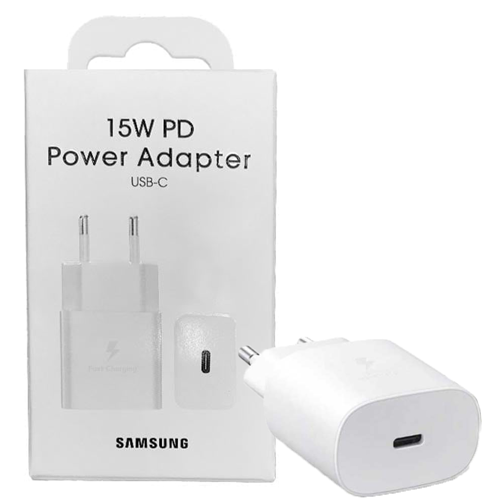 شارژر کلگی PD 2PIN سفید SAMSUNG 15W گارانتی IT