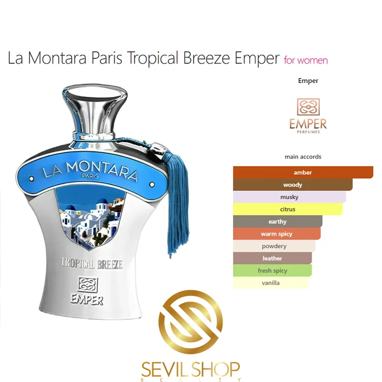 ادکلن لا مونتارا پاریس تروپیکال بریز امپر Emper La Montara Paris Tropical Breeze — تصویر ۳