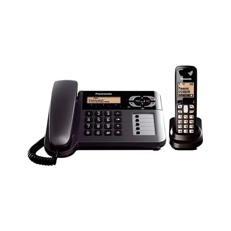 تلفن بی‌سیم پاناسونیک مدل KX‑TG1061C دو گوشی