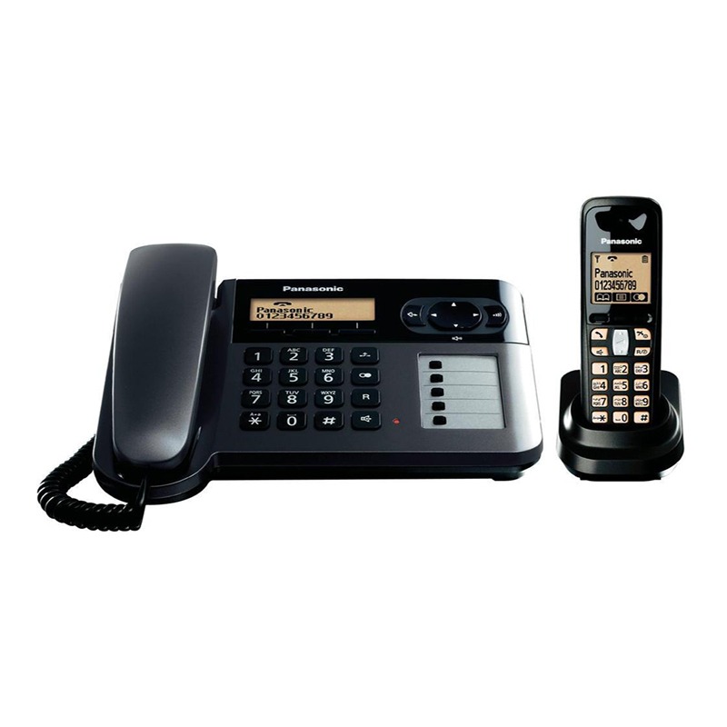 تلفن بی‌سیم پاناسونیک مدل KX‑TG6451BX دو گوشی