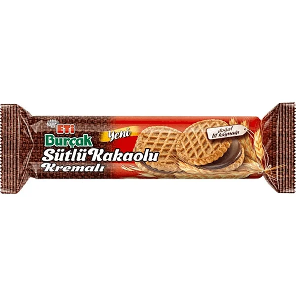 بیسکویت اتی برچک کاکائو شیری حجم 100 گرم