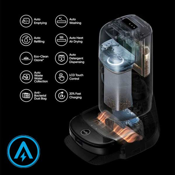 جارو رباتیک هوشمند انکر Anker Eufy Robot Omni S1 PRO T2080 — تصویر ۷