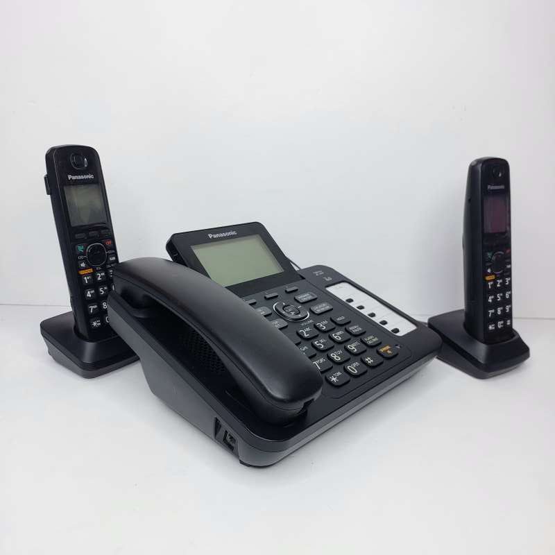 تلفن بی سیم پاناسونیک مدل KX-TG6671C دو گوشی (استوک) — تصویر ۳
