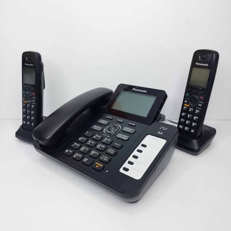 تلفن بی سیم پاناسونیک مدل KX-TG6671C دو گوشی (استوک) — تصویر ۵