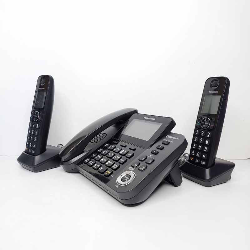 تلفن بی سیم پاناسونیک مدل KX-TGF380 دو گوشی (استوک) — تصویر ۵