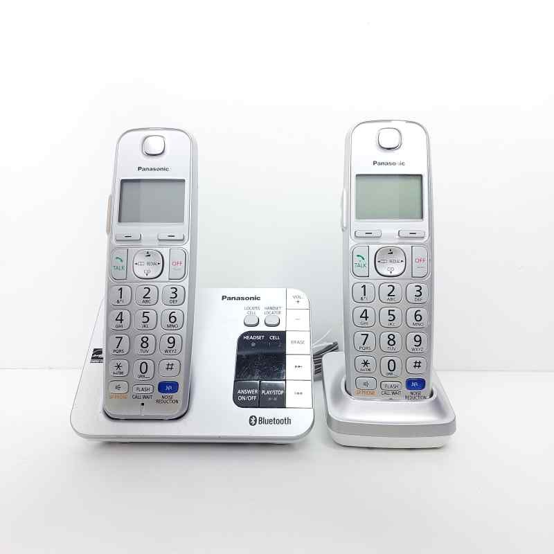 تلفن بی سیم پاناسونیک مدل KX-TGE260 دو گوشی (استوک)