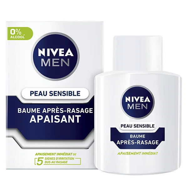 افتر شیو نیوا من مدل peau sensible حجم 100 میلی