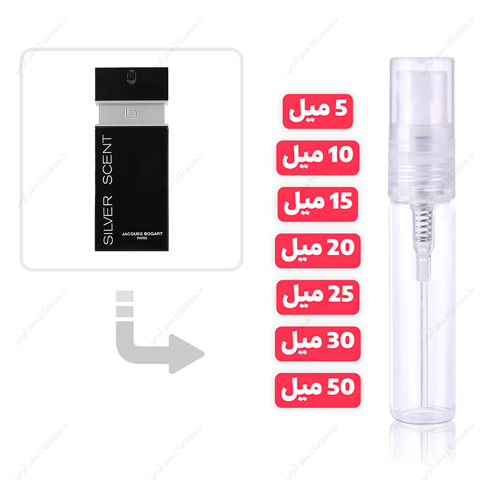 عطر گرمی سیلور سنت مردانه جکس بوگارت | Silver Scent