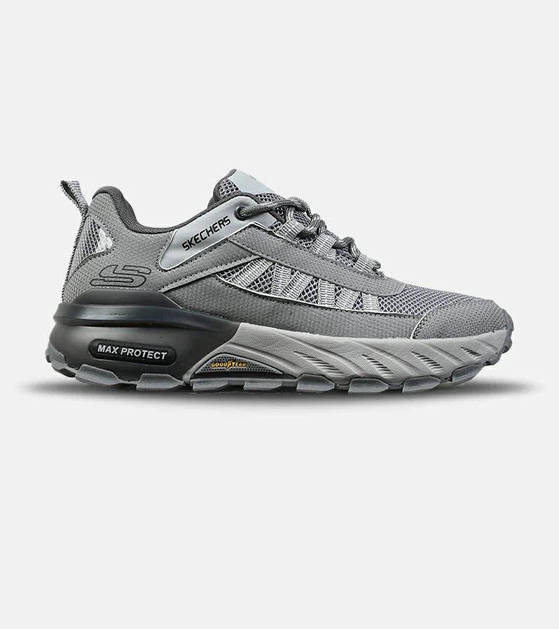 کفش کتانی طبی ورزشی طوسی SKECHERS max protect | مدل 8558