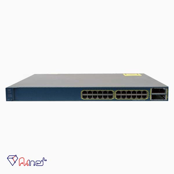 سوئیچ گیگابایت 24 پورت PoE سیسکو Cisco WS-C3560E-24PD-S