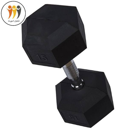 دمبل شش گوش15کیلوگرم