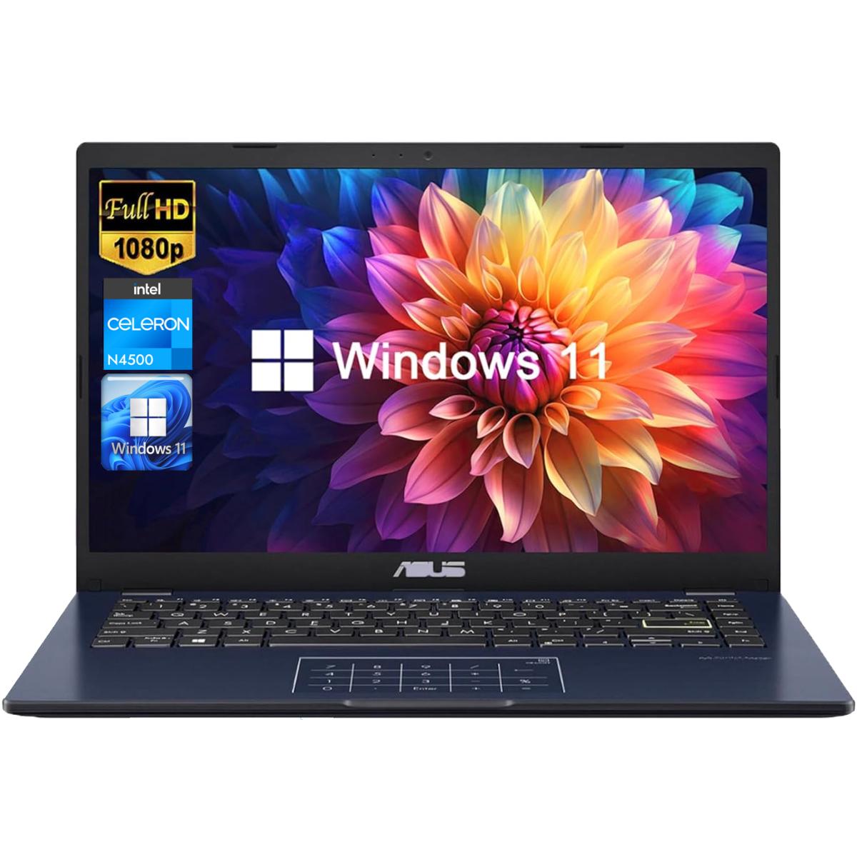ASUS VIVOBOOK E410 INTEL N6000 4G 64G SSD INTEL WIN 11 ORGINAL