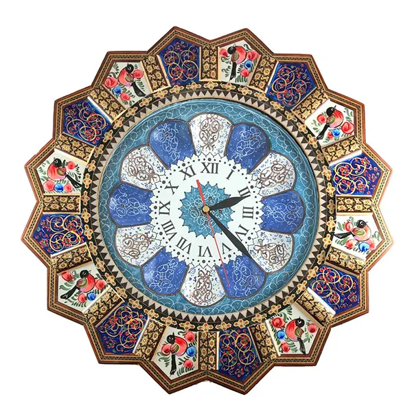 ساعت دیواری خاتم کاری کد 83