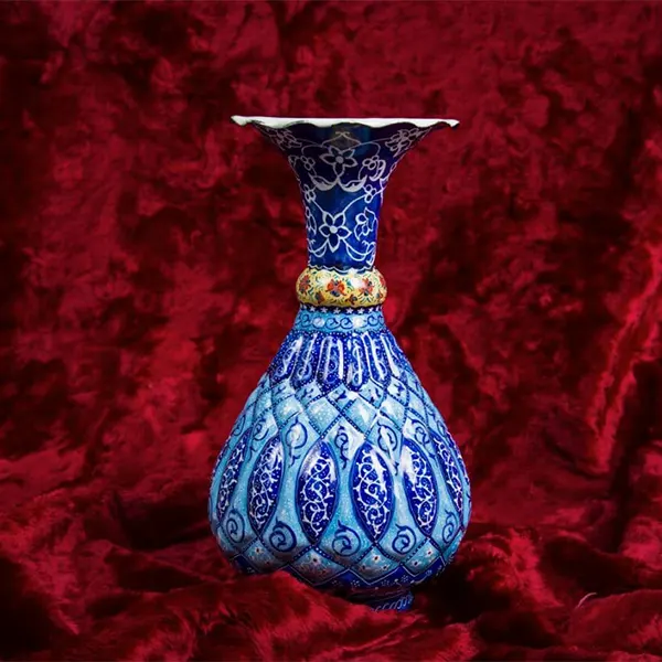 گلدان میناکاری 25 سانتی کد 71