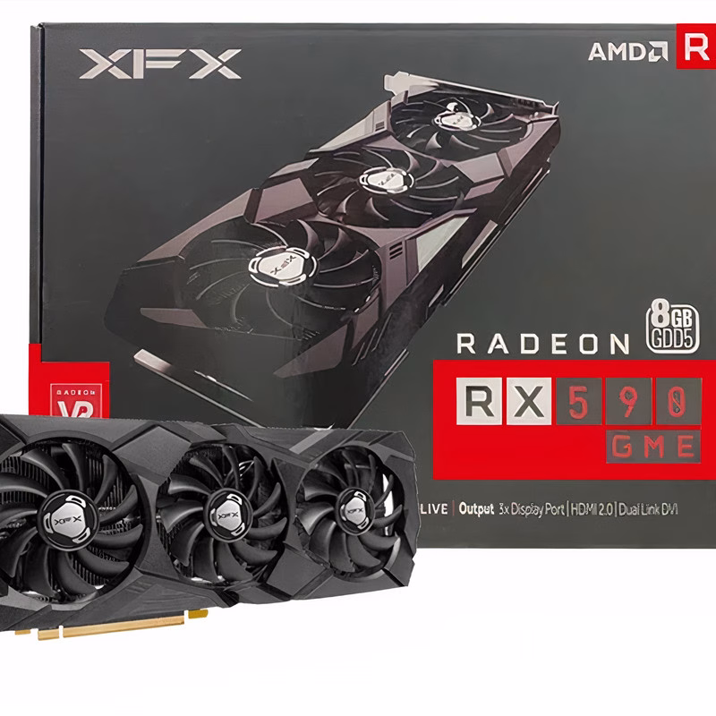 کارت گرافیک XFX RX 590 GME 8GB GDDR5 دست دوم — تصویر ۲