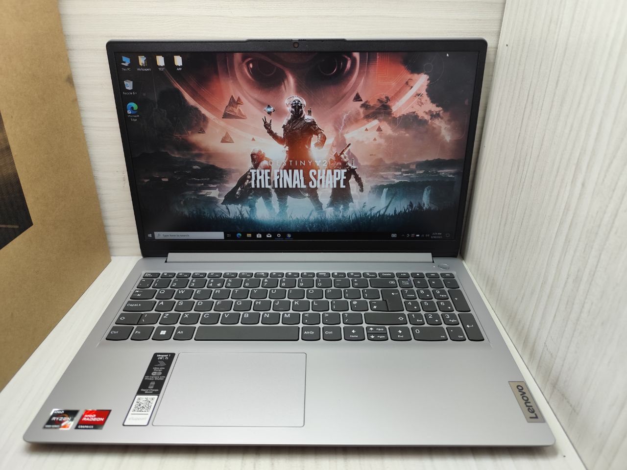 لپ تاپ استوک لنوو 15.6 اینچ Ideapad82KB Ryzen 7-5700u FULL HD — تصویر ۸