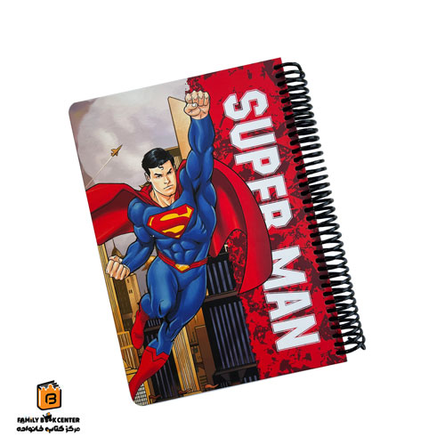 دفتر خط دار 100 برگ سری AVENGERS طرح SUPERMAN لانگو (lango)