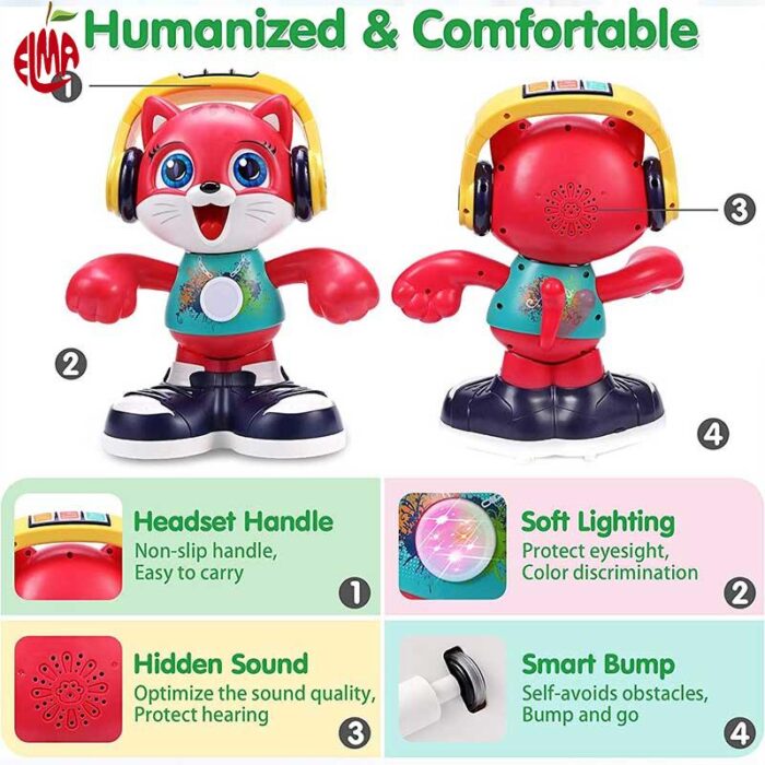 گربه رقاص E721 هولی تویز Huile Toys — تصویر ۵