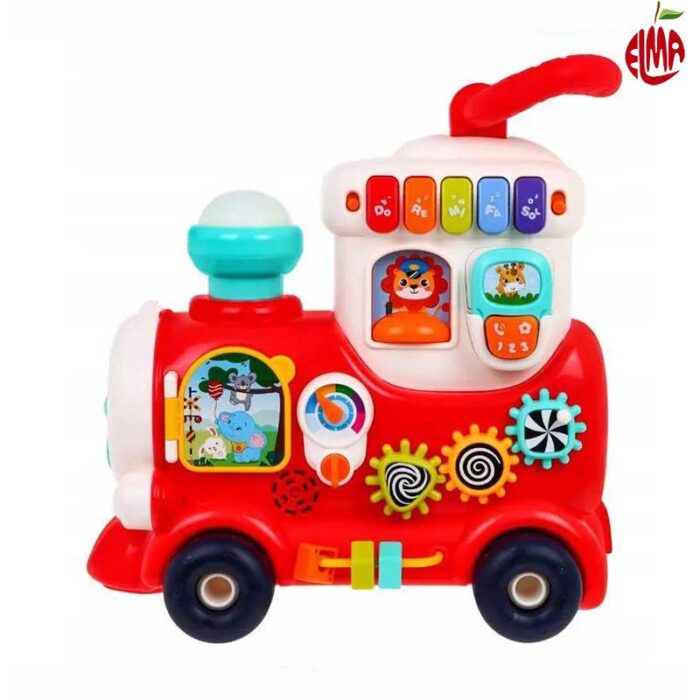 واکر موزیکال چند کاره طرح قطار E8990 هولی تویز Huile Toys — تصویر ۷