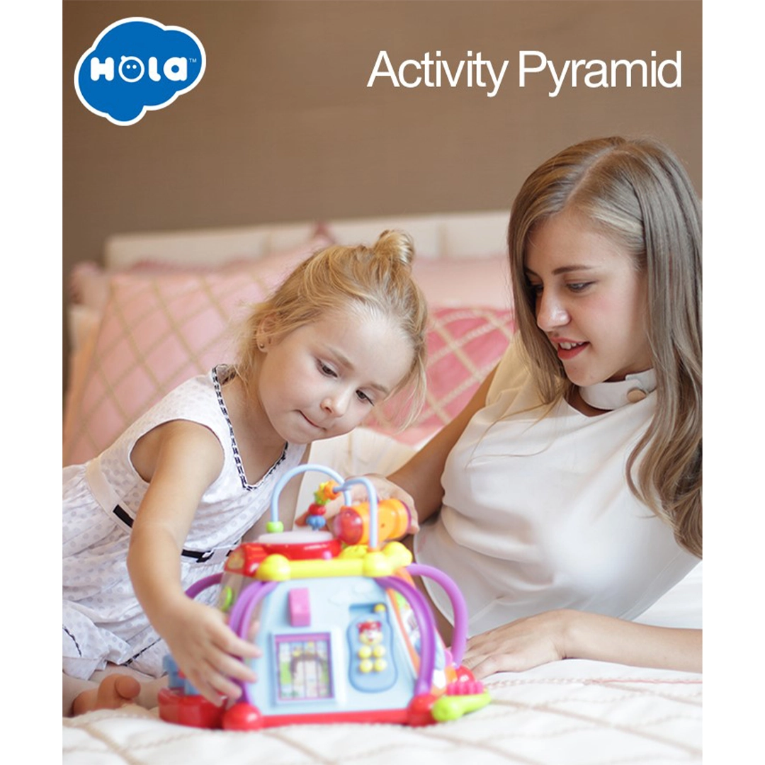 هرم هوش موزیکال 806 هولی تویز Huile Toys — تصویر ۲