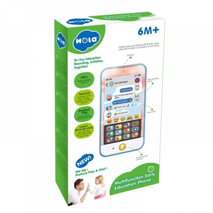 موبایل هوشمند موزیکال 067700 هولی تویز Huile Toys — تصویر ۵