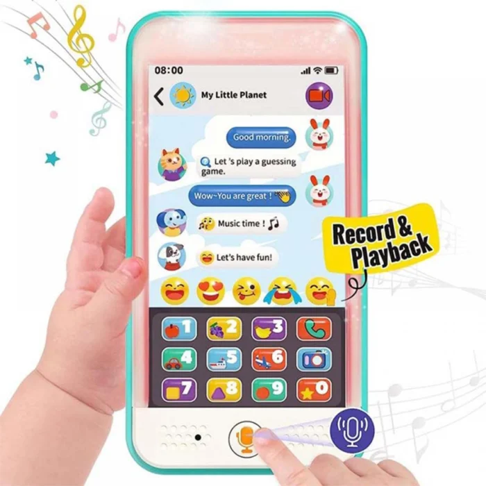 موبایل هوشمند موزیکال 067700 هولی تویز Huile Toys — تصویر ۴