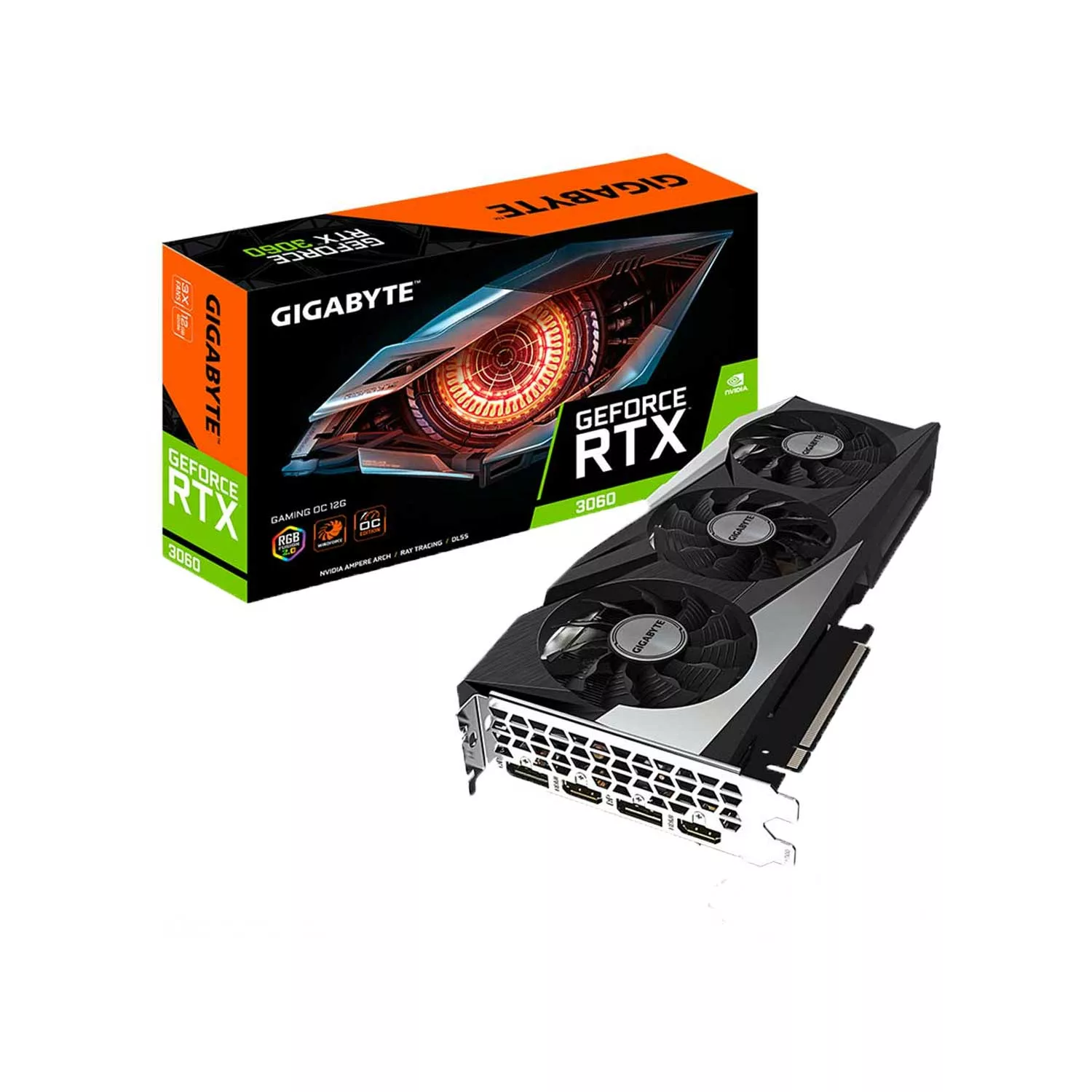 کارت گرافیک استوک گیگابایت مدل Gigabyte RTX 3060 Gaming OC
